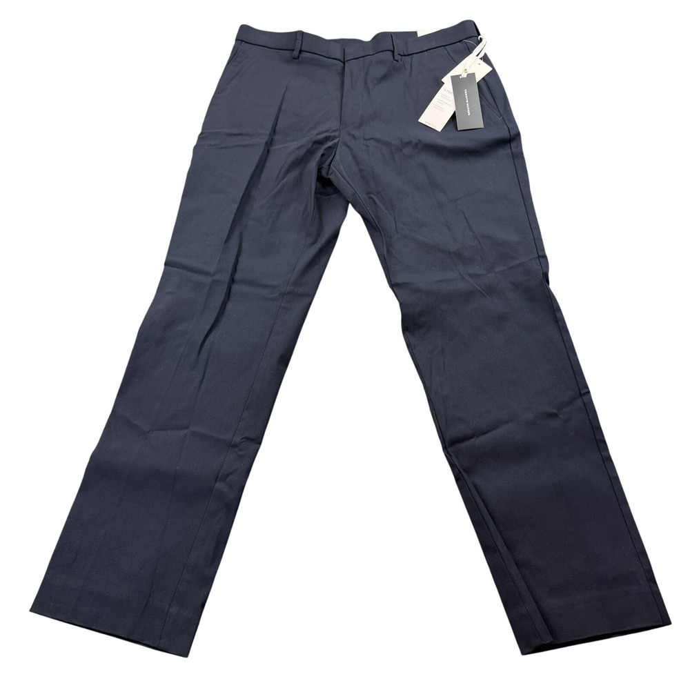 Tommy Hilfiger Mens Stretch‎ Dress Pants Navy 34x30 NWT Slim Fit